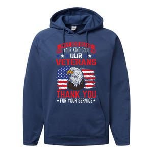 May God Bless Your Kind Soul Our Veterans Memorial Day Meaningful Gift Performance Fleece Hoodie