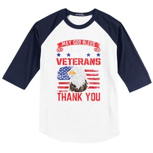 May God Bless Your Kind Soul Our Veterans Memorial Day Meaningful Gift Baseball Sleeve Shirt