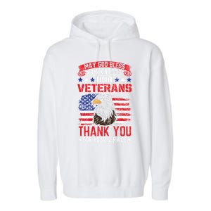 May God Bless Your Kind Soul Our Veterans Memorial Day Meaningful Gift Garment-Dyed Fleece Hoodie