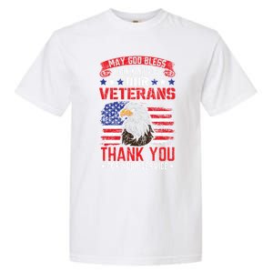 May God Bless Your Kind Soul Our Veterans Memorial Day Meaningful Gift Garment-Dyed Heavyweight T-Shirt