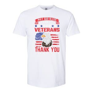 May God Bless Your Kind Soul Our Veterans Memorial Day Meaningful Gift Softstyle CVC T-Shirt