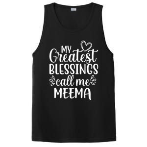 My Greatest Blessings Call Me Meema Yiddish Grandma Gift PosiCharge Competitor Tank