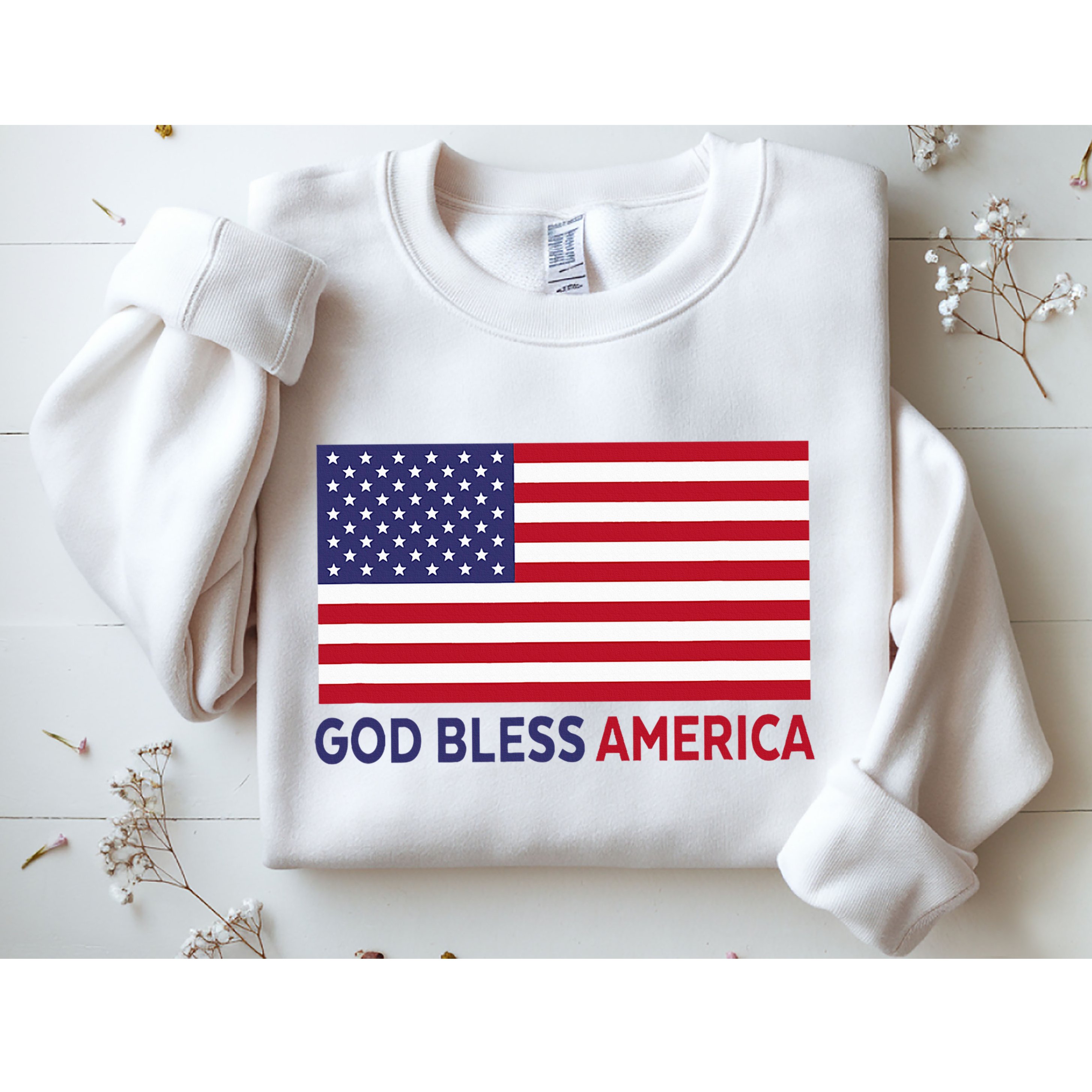 Modern God Bless America Sweatshirt