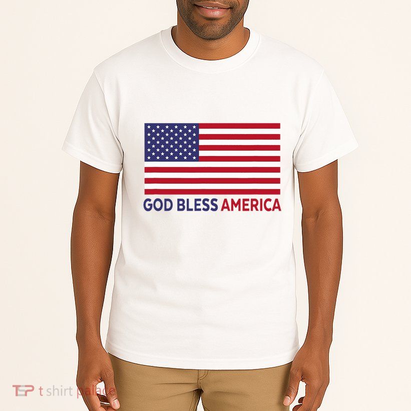 Modern God Bless America Tall T-Shirt