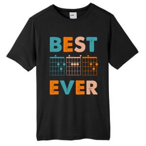 Musician Guitarist Best Dad Ever Fathers Day Tall Fusion ChromaSoft Performance T-Shirt