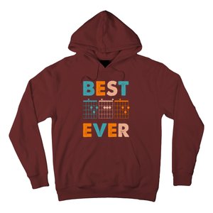 Musician Guitarist Best Dad Ever Fathers Day Hoodie