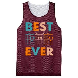 Musician Guitarist Best Dad Ever Fathers Day Mesh Reversible Basketball Jersey Tank