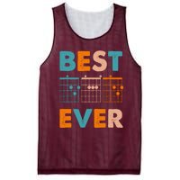 Musician Guitarist Best Dad Ever Fathers Day Mesh Reversible Basketball Jersey Tank