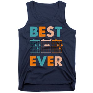 Musician Guitarist Best Dad Ever Fathers Day Tank Top