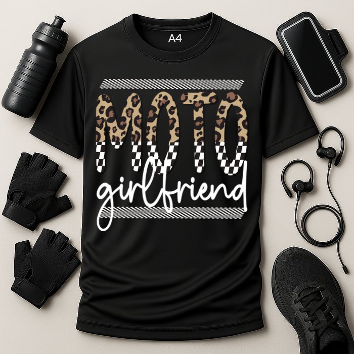 Motocross Girlfriend Best Moto Girlfriend Cooling Performance Crew T-Shirt