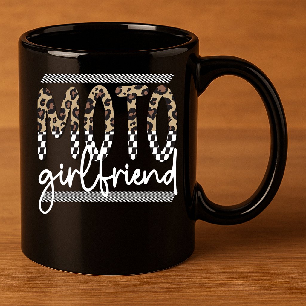 Motocross Girlfriend Best Moto Girlfriend 11oz C Handle Ceramic Mug