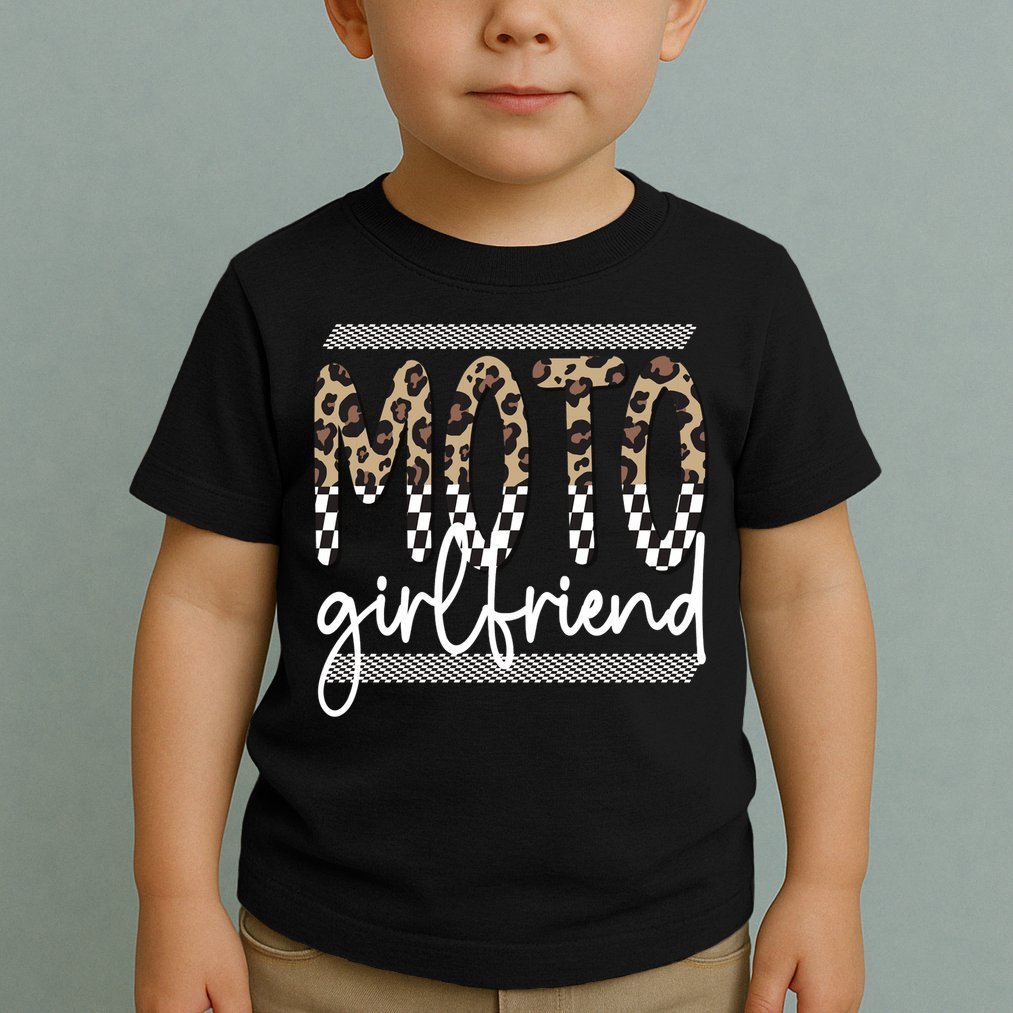 Motocross Girlfriend Best Moto Girlfriend Toddler T-Shirt