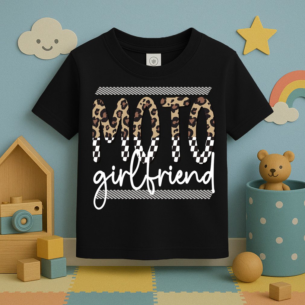 Motocross Girlfriend Best Moto Girlfriend Toddler T-Shirt
