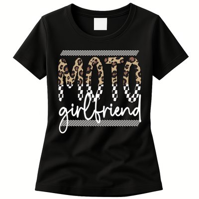 Motocross Girlfriend Best Moto Girlfriend Womens T-Shirt