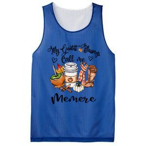 My Greatest Blessings Call Me Memere Great Gift Grandma Funny Gift Cute Gift Mesh Reversible Basketball Jersey Tank