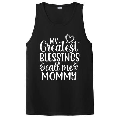 My Greatest Blessings Call Me Mommy Mother Mom Funny Gift PosiCharge Competitor Tank