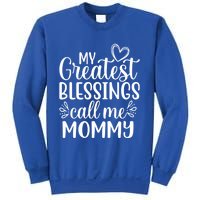 My Greatest Blessings Call Me Mommy Mother Mom Funny Gift Sweatshirt