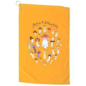 Mushroom Ghost Boo Shroom Halloween Platinum Collection Golf Towel