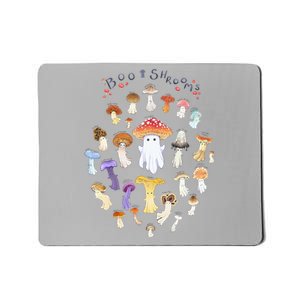 Mushroom Ghost Boo Shroom Halloween Mousepad