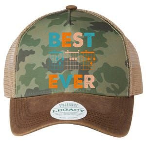 Musician Guitarist Best Dad Ever Father's Day Legacy Tie Dye Trucker Hat