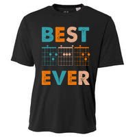 Musician Guitarist Best Dad Ever Father's Day Cooling Performance Crew T-Shirt