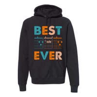 Musician Guitarist Best Dad Ever Father's Day Premium Hoodie