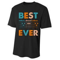 Musician Guitarist Best Dad Ever Father's Day Performance Sprint T-Shirt