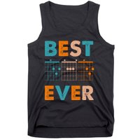 Musician Guitarist Best Dad Ever Father's Day Tank Top