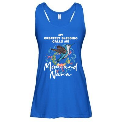 My Greatest Blessings Call Me Nana Mom Grandma Mama Saying Great Gift Ladies Essential Flowy Tank