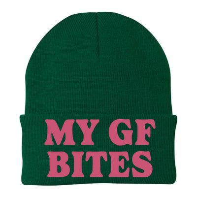 My Gf Bites Knit Cap Winter Beanie