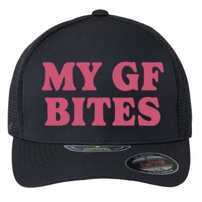 My Gf Bites Flexfit Unipanel Trucker Cap