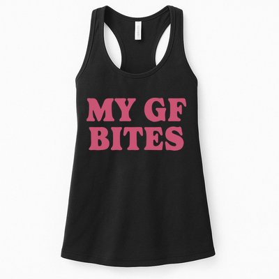 My Gf Bites Womens Tank Top