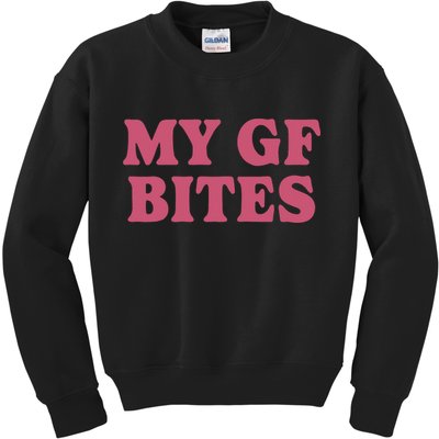 My Gf Bites Kids Sweatshirt