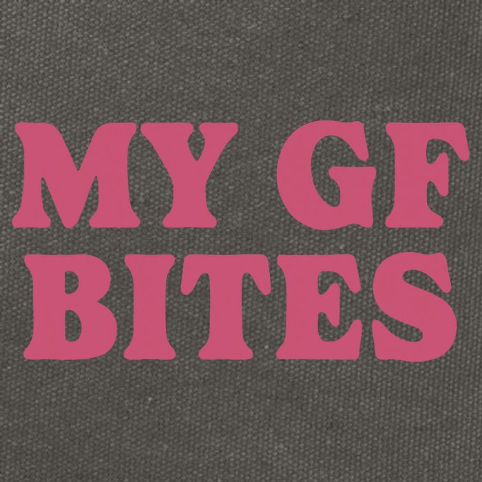 My Gf Bites Cotton Canvas Backpack