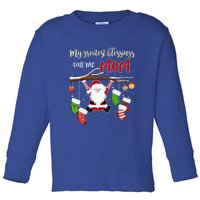 My Greatest Blessings Call Me Mom Gift Grandma Gift Toddler Long Sleeve Shirt