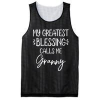 My Greatest Blessing Calls Me Granny happy Mother's Day Mesh Reversible Basketball Jersey Tank