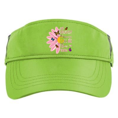 My Greatest Blessings Call Me Mom And Nana Butterfly Adult Drive Performance Visor