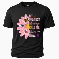 My Greatest Blessings Call Me Mom And Nana Butterfly Performance Shirt