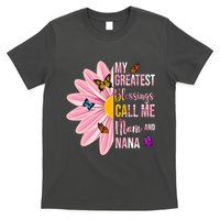 My Greatest Blessings Call Me Mom And Nana Butterfly T-Shirt