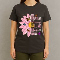 My Greatest Blessings Call Me Mom And Nana Butterfly T-Shirt