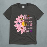 My Greatest Blessings Call Me Mom And Nana Butterfly T-Shirt