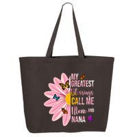 My Greatest Blessings Call Me Mom And Nana Butterfly 25L Jumbo Tote
