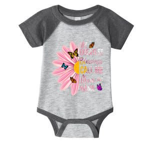 My Greatest Blessings Call Me Mom And Nana Butterfly Infant Baby Jersey Bodysuit