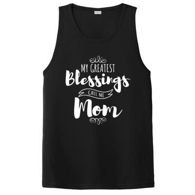 My Greatest Blessings Call Me Mom Adorable Mother's Day Gift PosiCharge Competitor Tank