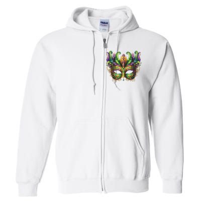 Mardi Gras Celebration Full Zip Hoodie