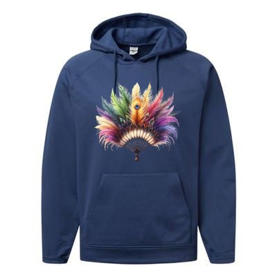 Mardi Gras Celebration Performance Fleece Hoodie