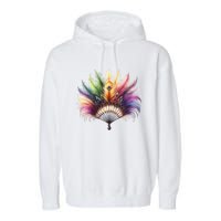 Mardi Gras Celebration Garment-Dyed Fleece Hoodie