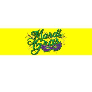 Mardi Gras Celebration Logo Bumper Sticker