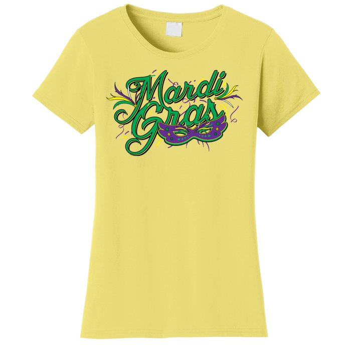 Mardi Gras Celebration Logo Women's T-Shirt