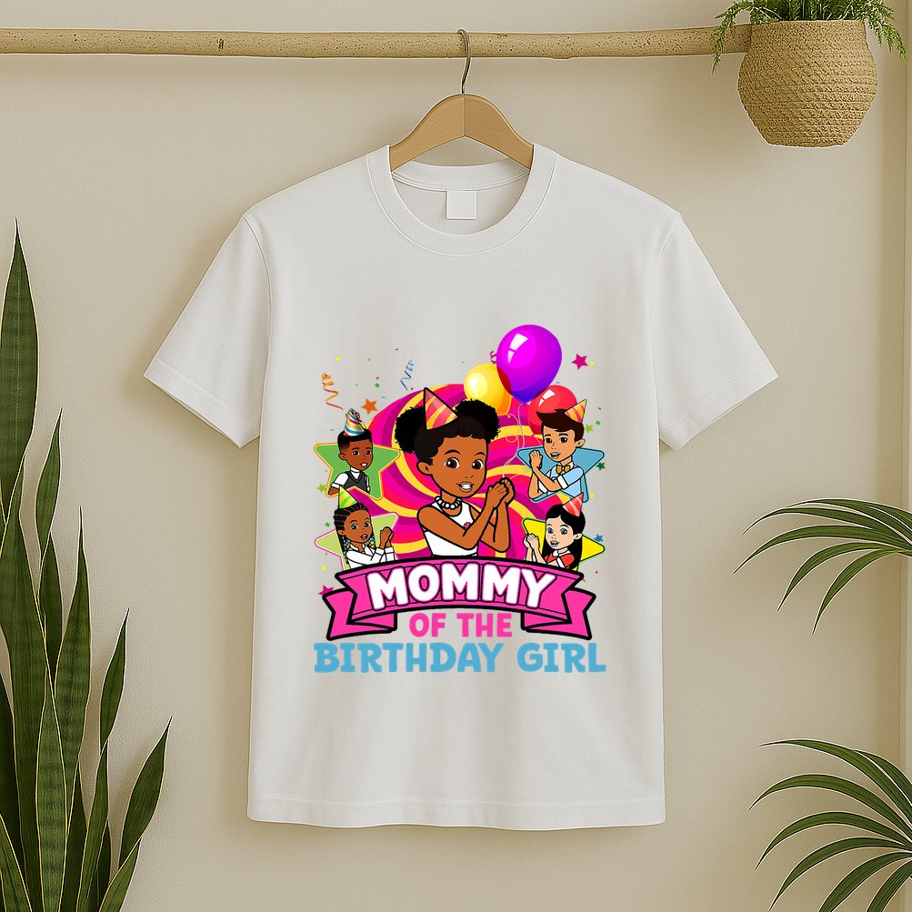 Mommy Gracies Corner Birthday Dolls Cute Party T-Shirt